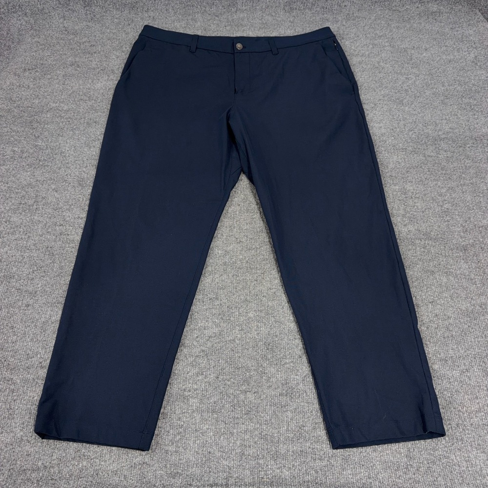 Lululemon Pants Men 38x29 Navy Blue ABC Classic Fit Warpstreme Tech Chino Golf
